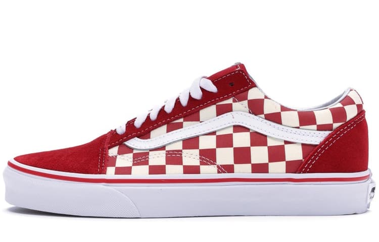 Vans Old Skool Checkerboard Racing Red