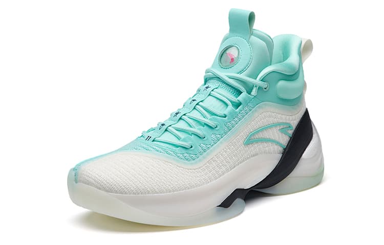 ANTA KT7 Basketball Shoes Men's High top White/Blue 4