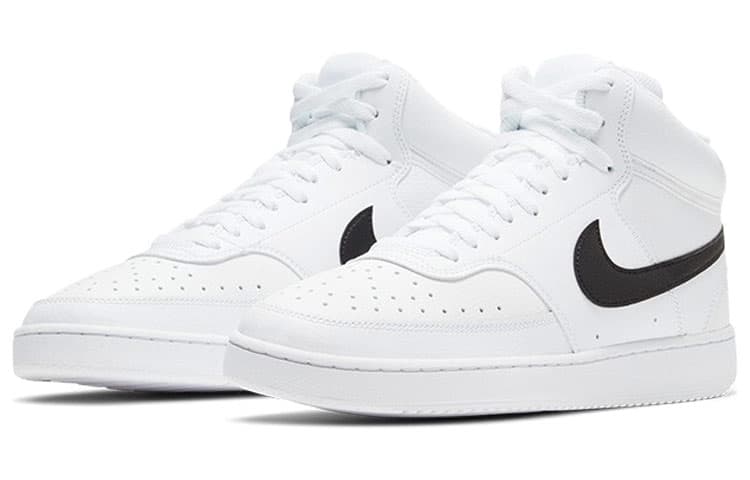 Nike Court Vision Mid White Black 5