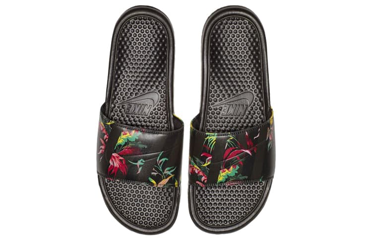 Nike Benassi Jdi Print Slide 'Black Tropical' 6