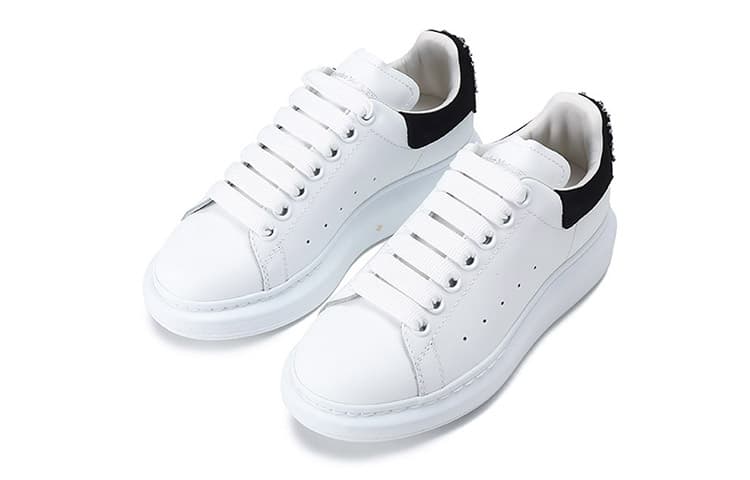 Alexander McQueen Oversized Shoes 'Off White Black' Women's 5