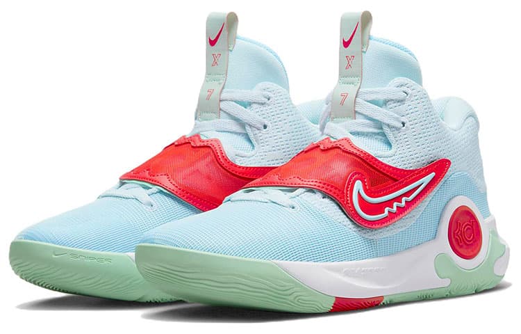 Nike KD Trey 5 X EP 'Blue Chill Bright Crimson Mint' 6