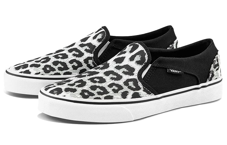 Vans Asher Sneakers Leopard/Black Women's 4