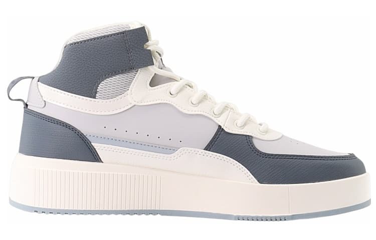 Anta Slip-Resistant High-Top Skateboard Shoes Men's Gray 3