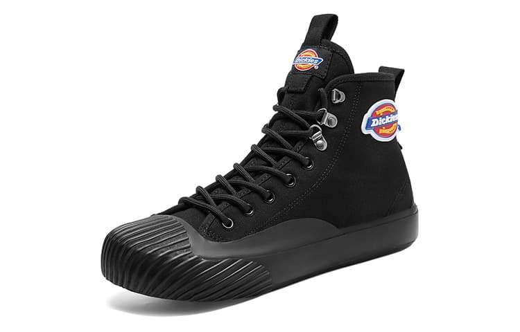 Dickies High-Top Canvas Shoes Unisex Black 4