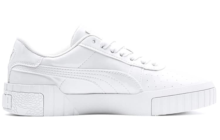 PUMA Cali Patent Jr White Women's 4