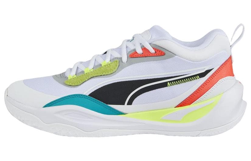 PUMA Playmaker Pro 'White Fiery Coral Lime'