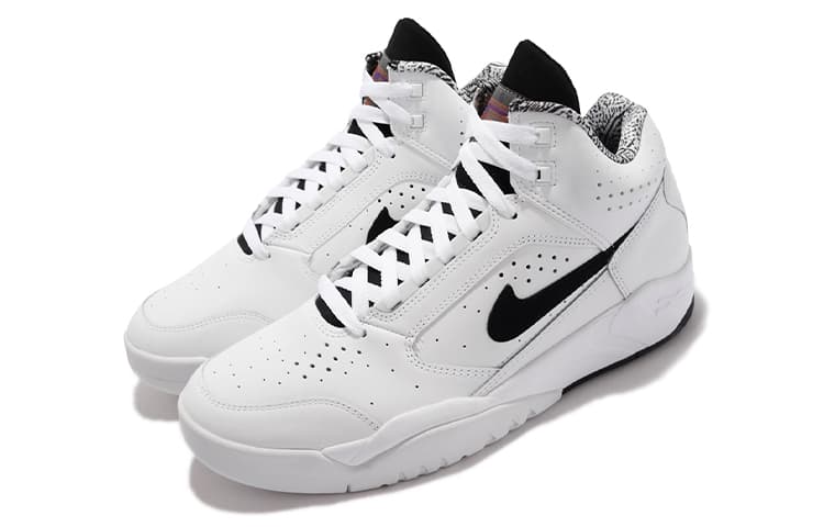 Nike Air Flight Lite II Mid White Black 2021 6