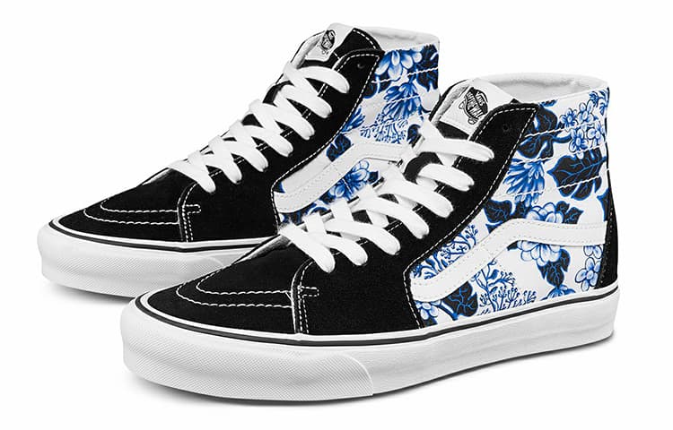 Sk8 Vans  Hi Tapered 'Floral Blue' 4