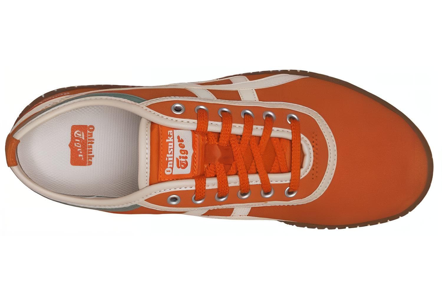 Onitsuka Tiger Tsunahiki Wear-Resistant Low-Top Casual Running Shoes Unisex Orange 5