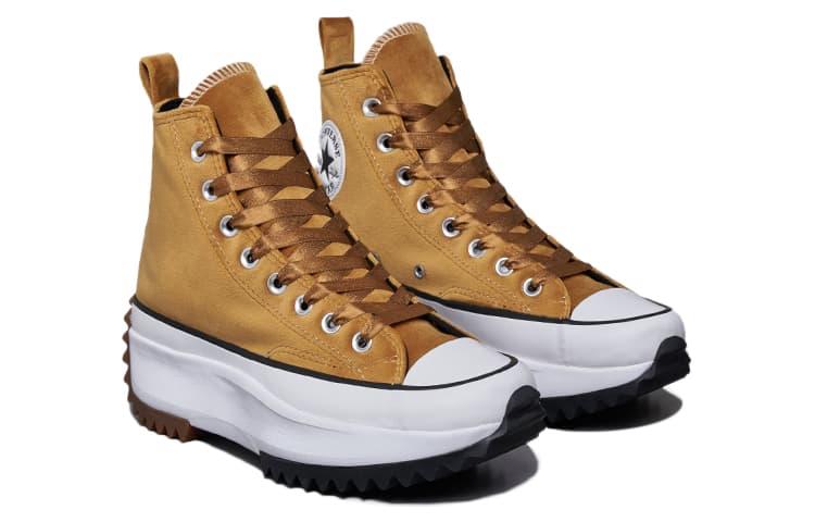 Converse Run Star Hike High Top Canvas Shoes Yellow 6