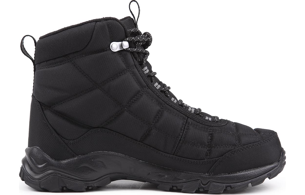 Columbia Cushioned Slip-Resistant Water-Resistant Warm High-Top Trekking Shoes Men's Black 3