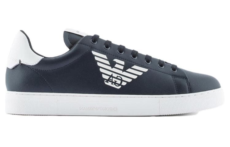 EMPORIO ARMANI Stylish Skateboarding Shoes Men's Blue 6