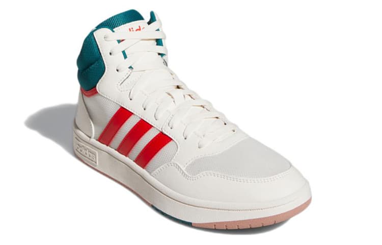 Hoops 3.0 Adidas Neo Mid 'White Vivid Red' 5