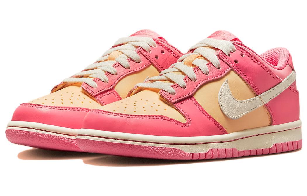 Nike Kids Dunk Low "Strawberry/Peach Cream" Sneakers 5