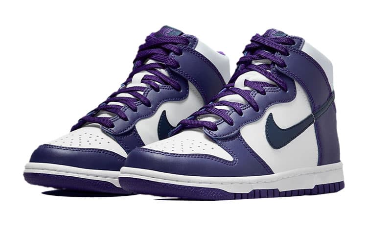 Nike Dunk High Electro Purple Midnight Navy GS 6