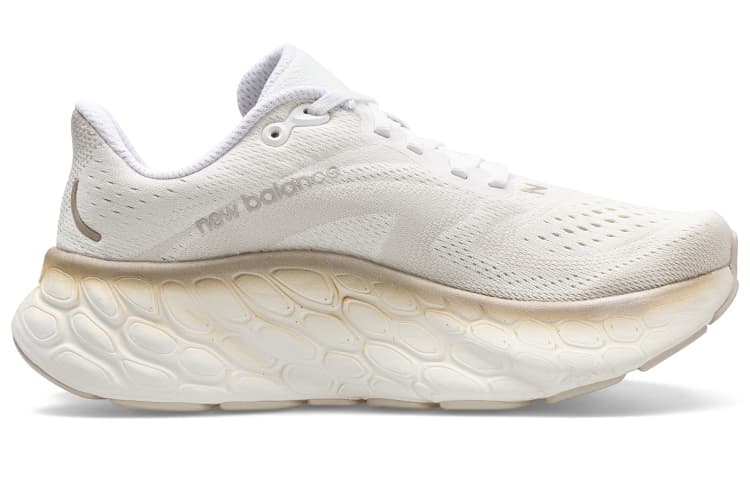 New Balance Fresh Foam X More V4 'White Gold Metallic' Women's 4