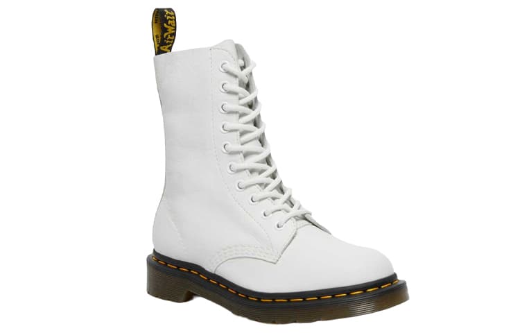 Dr.Martens 1490 Virginia Leather High Boots 'White' Women's 6
