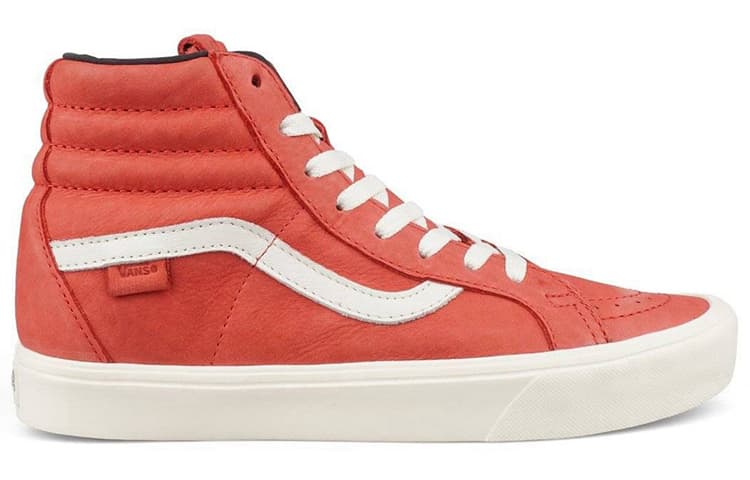 Vans Horween X SK8 Hi Reissue Lite LX Lollipop Red 4