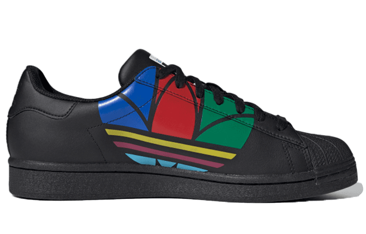 Adidas Superstar Pure 'Colorful Trefoil   Core Black' 3