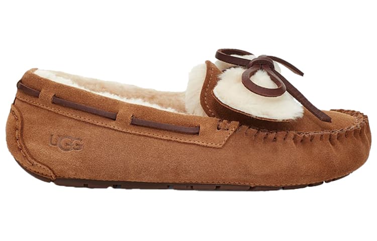 UGG Dakota Double Bow Bowknot Chestnut Women's 4