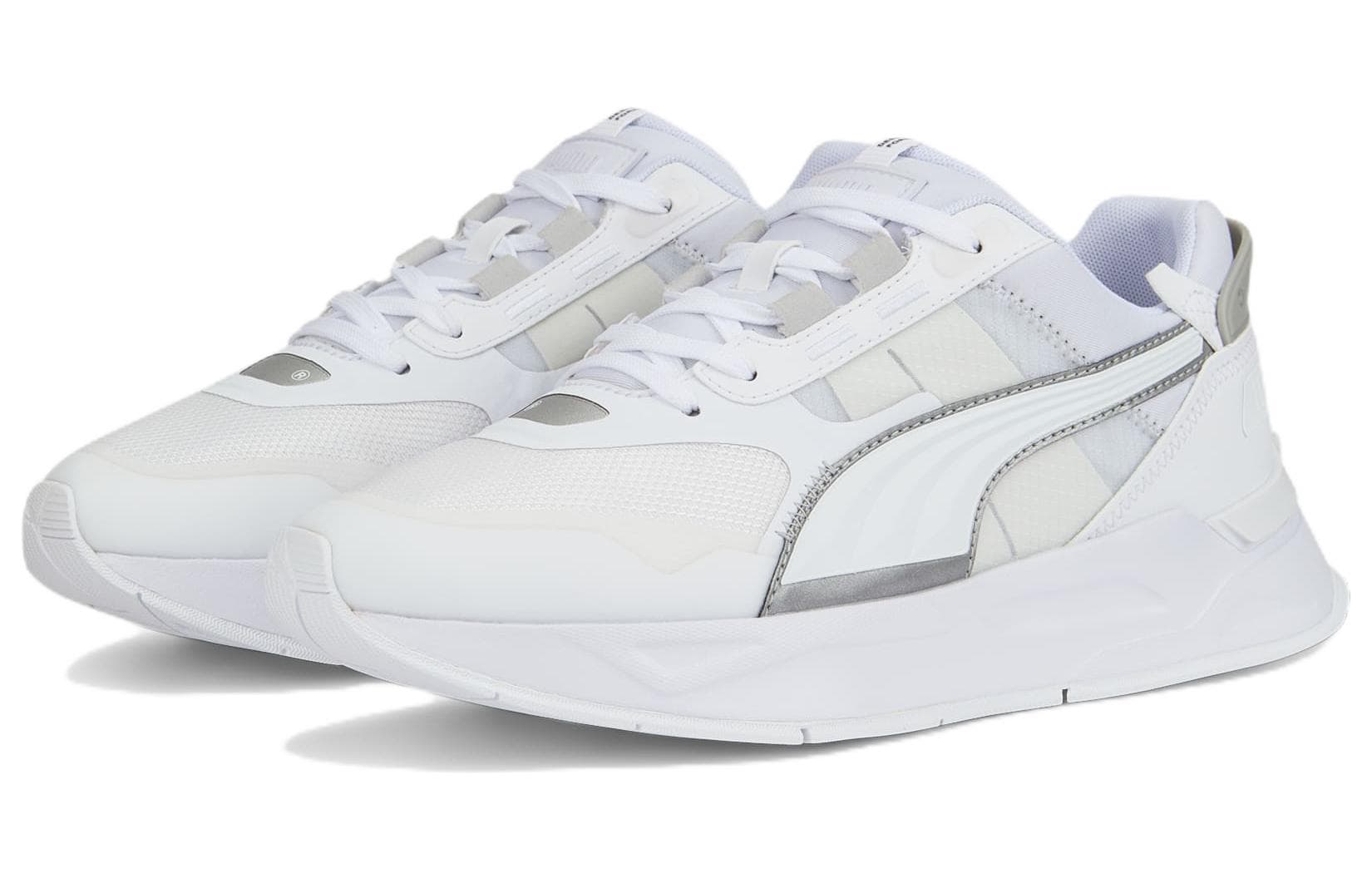 PUMA Mirage Sport Tech Reflective 'White Silver' 5