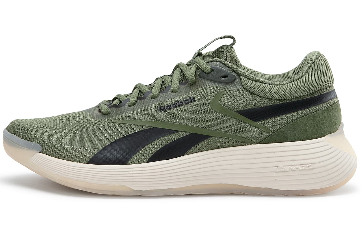Reebok Wear-Resistant Slip-Resistant Low-Top Running Shoes Unisex Green Black 2