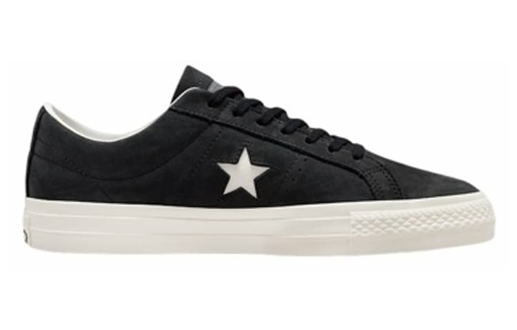 Converse One Star Anti-Slip And Wear-Resistant Lightweight Low-Top Skateboard Shoes Unisex Black 4