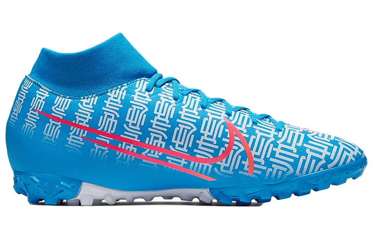 Nike Mercurial Superfly 7 CR7 Tf Turf 'Blue Pink' 4