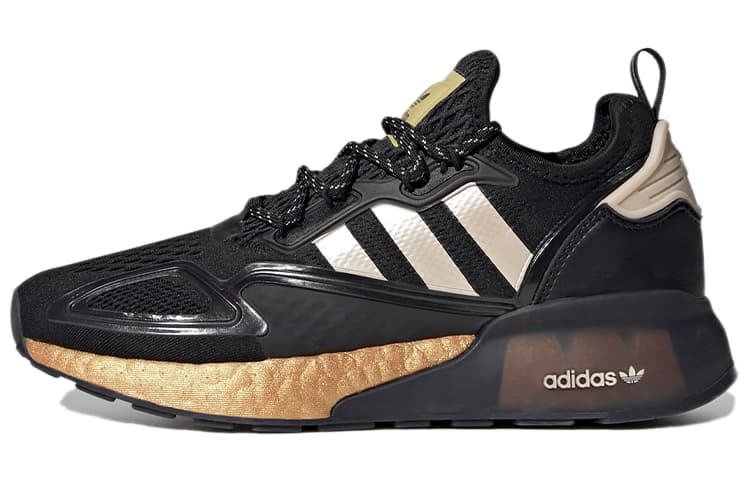 Adidas Originals Zx 2K Boost Black Gold Metallic Women's Women's