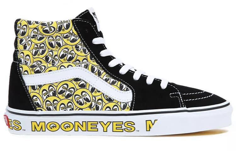 Sk8 Mooneyes X Vans Hi 'Black Yellow' 3
