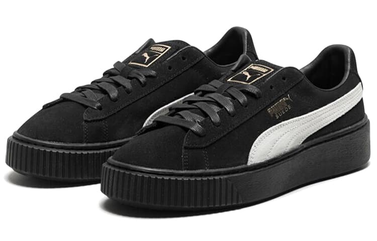 PUMA Suede Skate Shoes 'Black White' Women's 6
