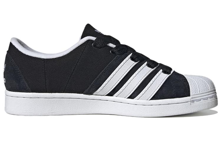 Superstar Adidas Originals Supermodified 'Black White Black Heel' 5