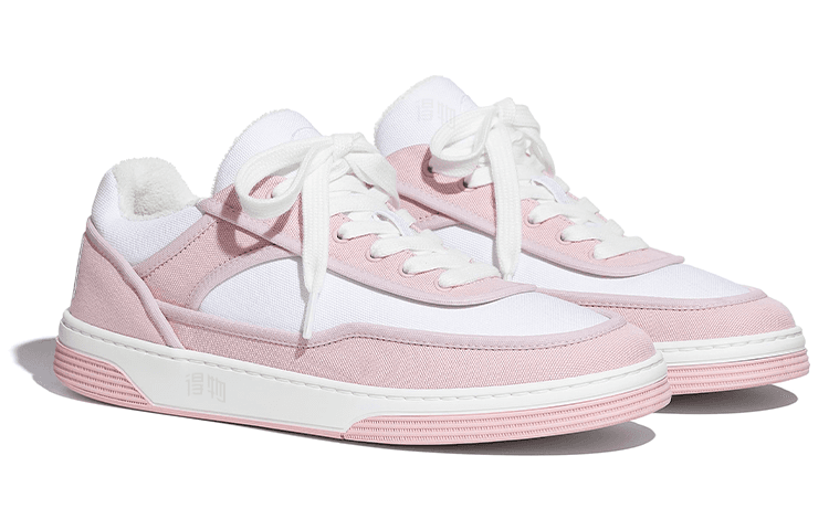 CHANEL Stylish Skateboarding Shoes Women's Pink White 5