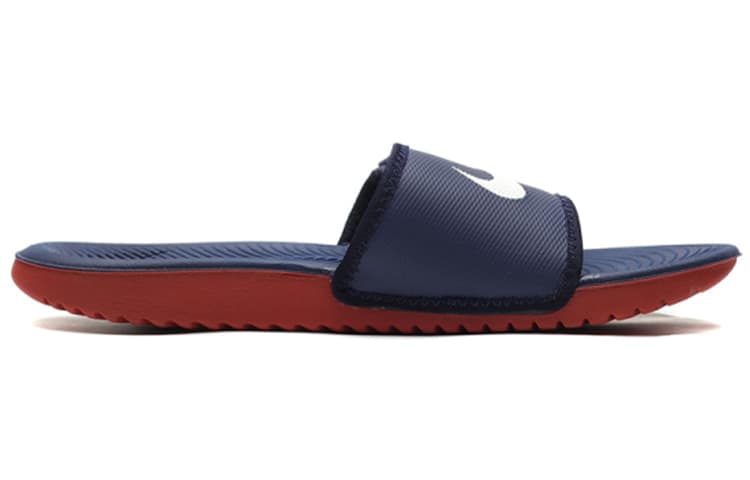Nike Kawa Adjust Slipper Red/Blue 4