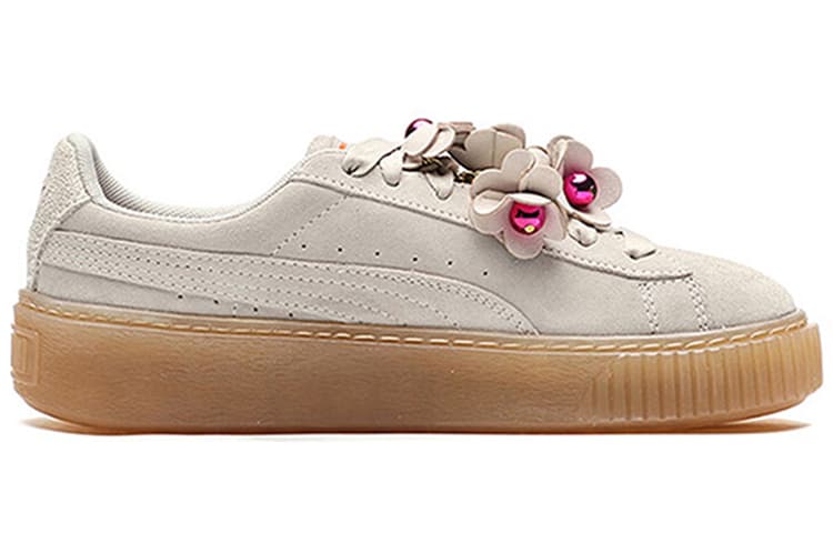 PUMA Platform Flower Tassel 'White' Women's 4