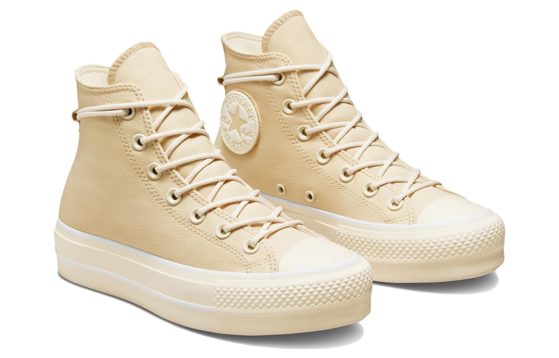 Chuck Taylor All Star Women's Converse Lift Platform Canvas High 'Oat Milk' Women's 5