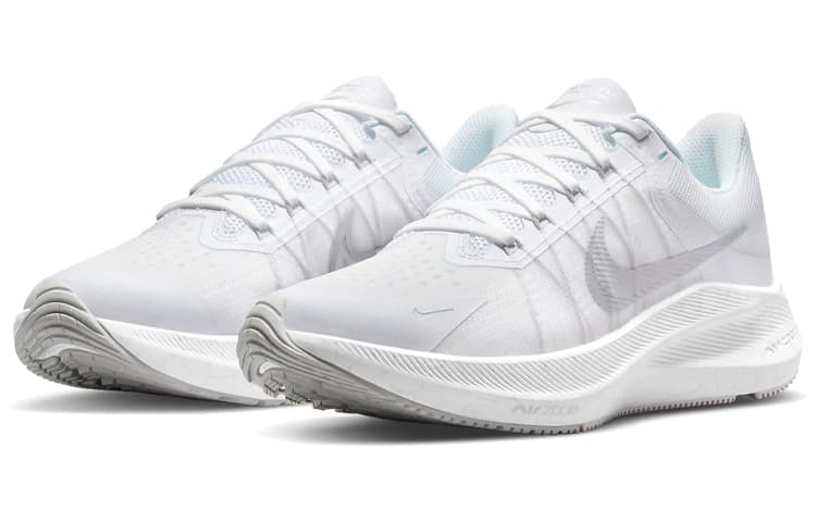 Nike Zoom Winflo 8 White Metallic Silver Women's 5