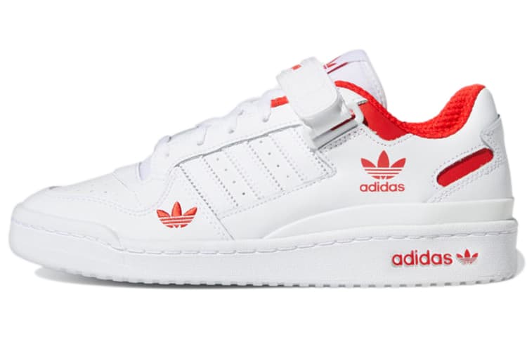 Adidas Originals Forum Low Cloud White Red 2