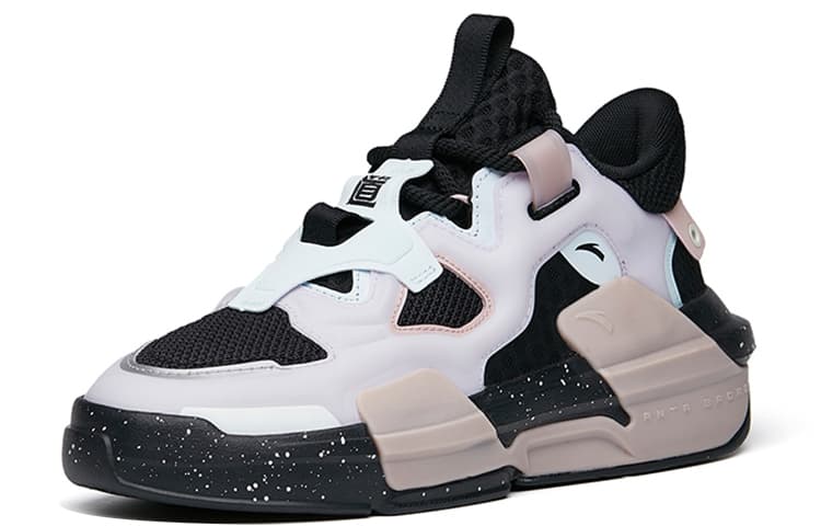 ANTA Bastard Casual Shoes Women's Low-Top White Black 4