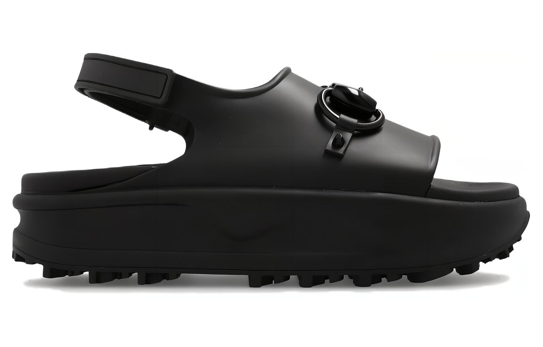 GUCCI Women's Horsebit Flatform Sandal 'Black' Women's 3