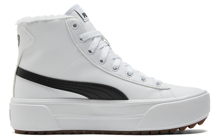 PUMA Kaia Mid 'Fur White Black' Women's 3
