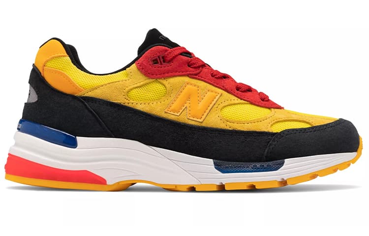 New Balance 992 Yellow Red 4