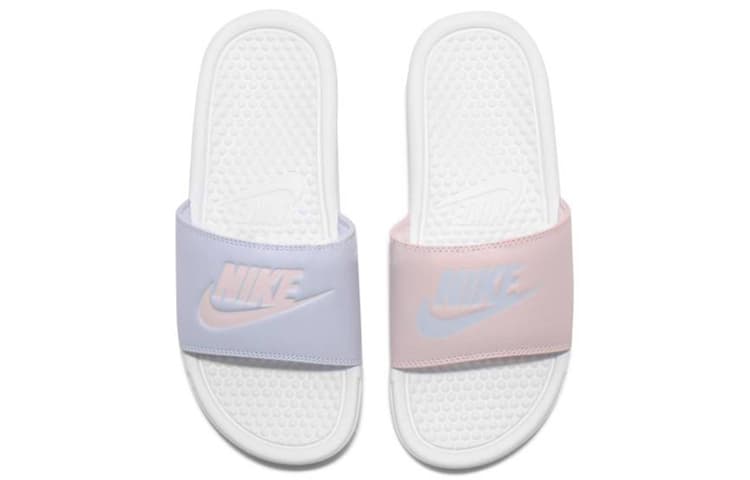 Nike Benassi Jdi Slides 'Ghost Barely Rose' Women's 5