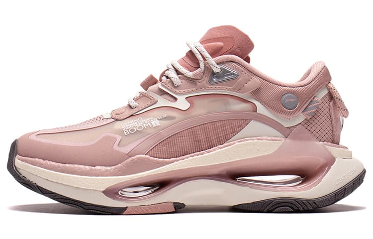 LiNing Casual Shoes Women's Low-Top Misty Rose Pink/Rose Pink 2