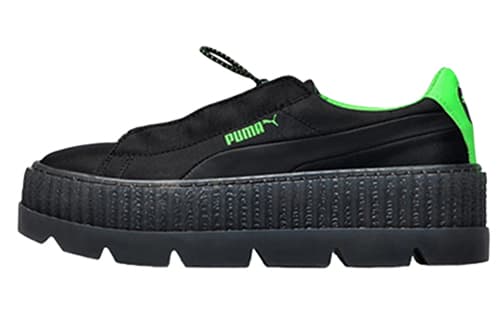 PUMA Cleated Creeper Surf Rihanna Fenty Black Green Women's 2