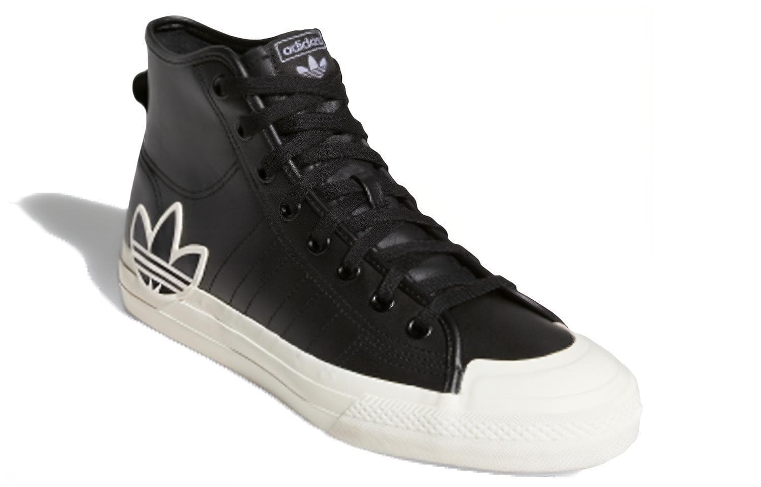 Adidas Originals Nizza Hi Rf 'Black White' 5