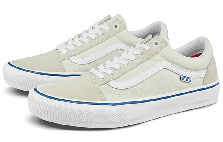 Vans Skate Old Skool Off White Royal Blue 3