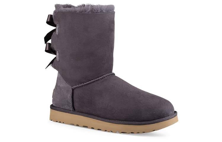 UGG Bailey Bow Ii 2.0 Fleece Lined Purple Gray Women's 5