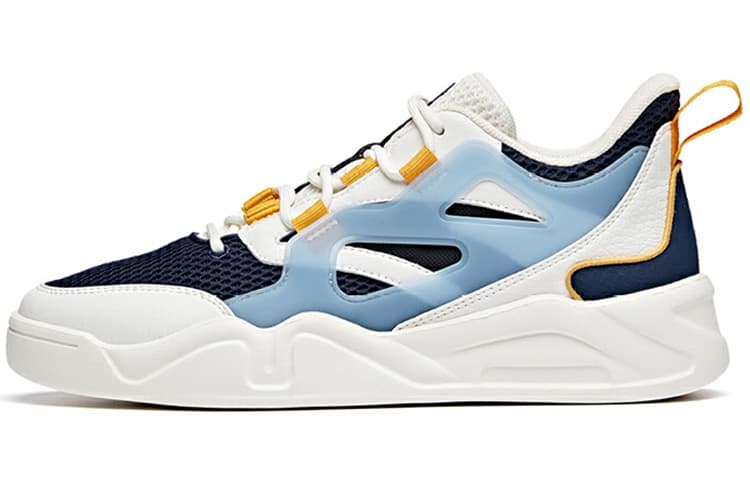 ANTA Skateboard Shoes Men Low-Top Coastal Blue 2